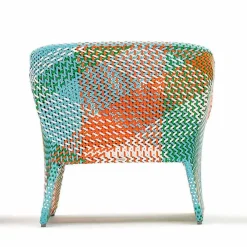 Varaschin Sessel Rattan-Gepolsterter Outdoor Lounge Sessel aus Kunstfaser - Maat von