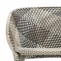 Varaschin Sessel Rattan-Gepolsterter Outdoor Lounge Sessel aus Kunstfaser - Maat von