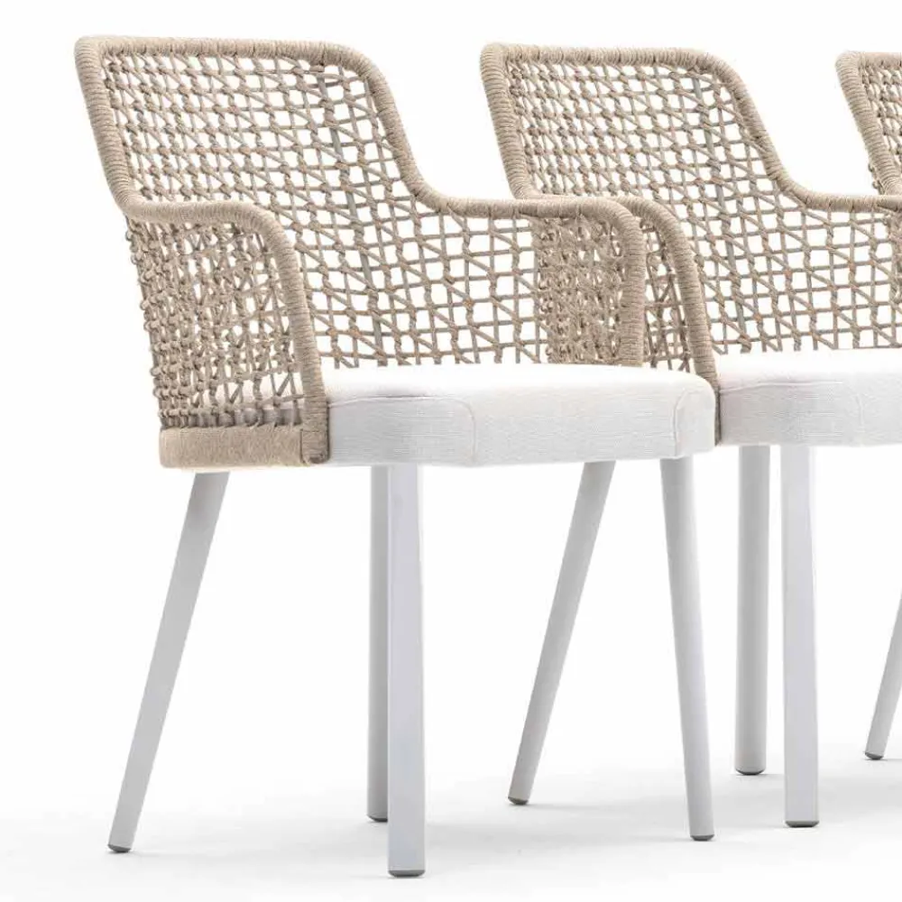 Varaschin Stoffsessel-Gepolsterter Outdoor-Sessel in modernem Design Emma