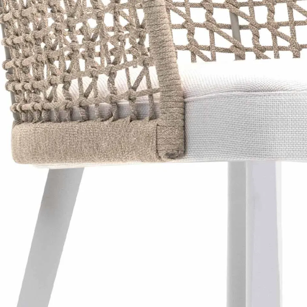 Varaschin Stoffsessel-Gepolsterter Outdoor-Sessel in modernem Design Emma