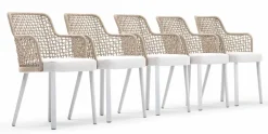 Varaschin Stoffsessel-Gepolsterter Outdoor-Sessel in modernem Design Emma