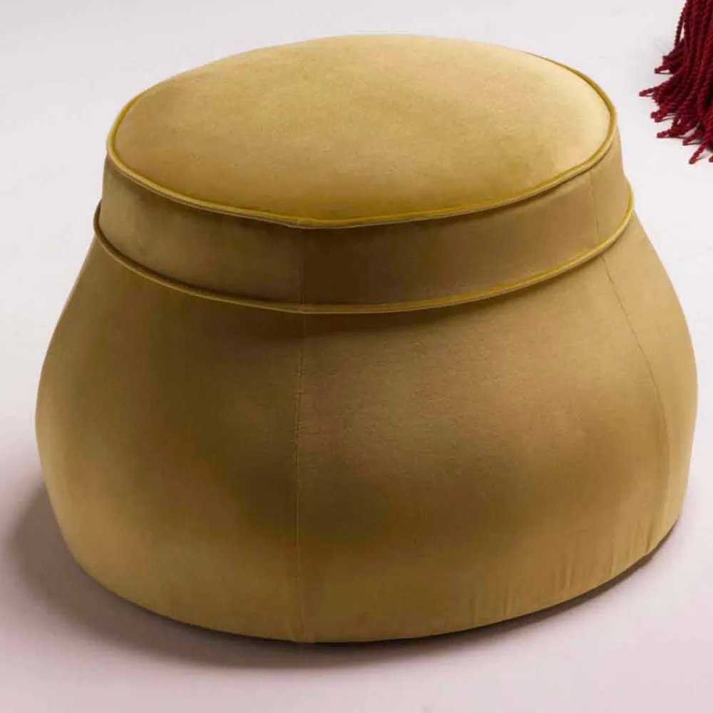 Viadurini Living Sitzsäcke|Sitzsäcke-Gepolsterter Pouf in klassischem luxury Design, made in Italy Simon