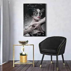 Viadurini Living Moderne Sessel-Gepolsterter Sessel aus Stoff und Holz für Wohnzimmer, modernes Design - Maddy