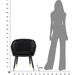 Viadurini Living Moderne Sessel-Gepolsterter Sessel aus Stoff und Holz für Wohnzimmer, modernes Design - Maddy