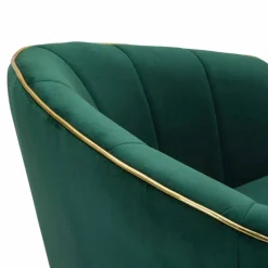 Viadurini Living Moderne Sessel-Gepolsterter Sessel aus Stoff und Holz für Wohnzimmer, modernes Design - Maddy