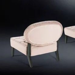 Viadurini Living Klassische Sessel-Gepolsterter Sessel aus Samt im Capitonnè Stil Elizabeth