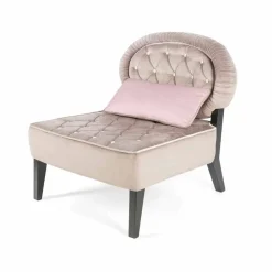 Viadurini Living Klassische Sessel-Gepolsterter Sessel aus Samt im Capitonnè Stil Elizabeth