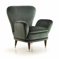 Viadurini Living Klassische Sessel-Gepolsterter Sessel in klassischem Design, 78x75cm, Benny