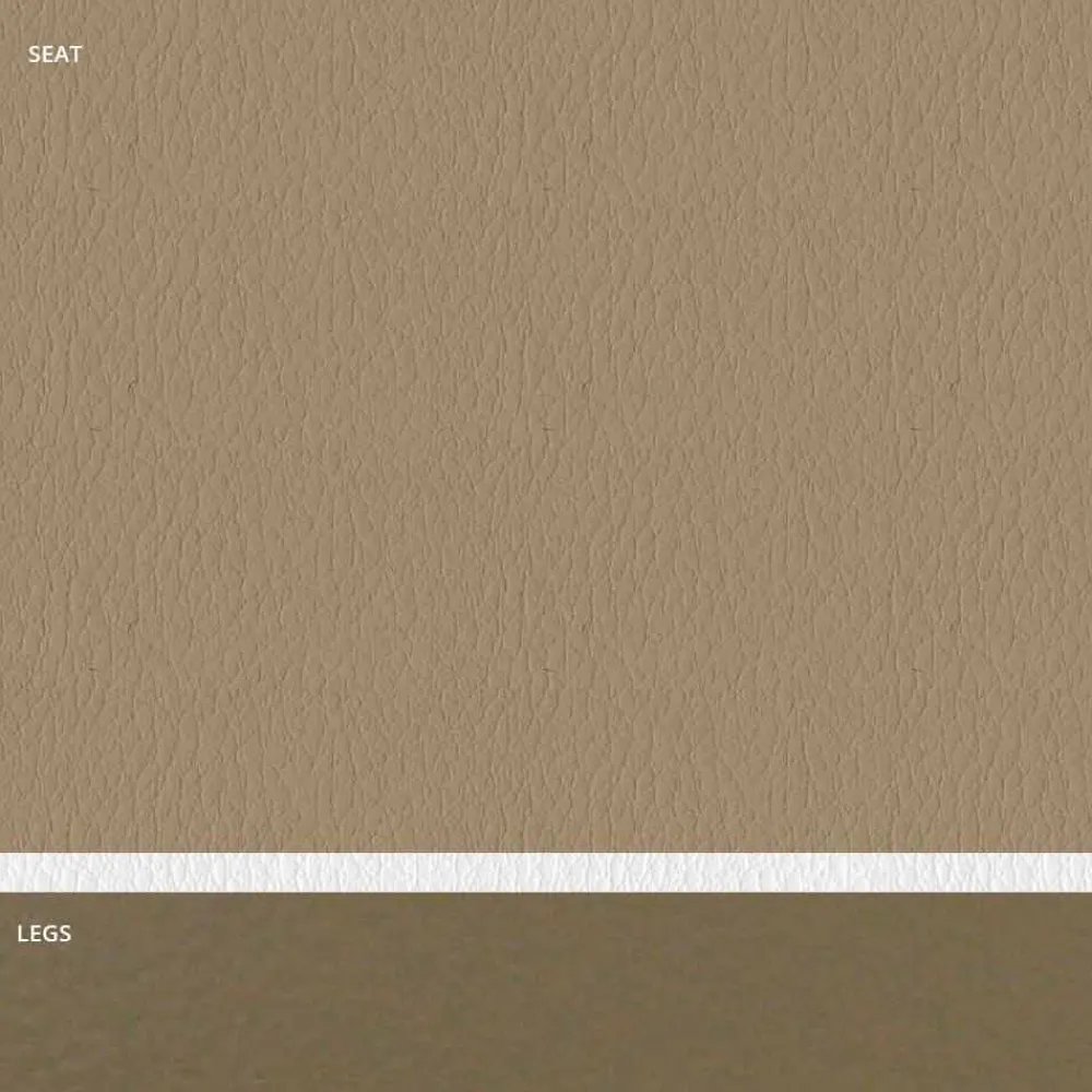 Viadurini Living Moderne Stühle-Gepolsterter Stahlstuhl und Kunstledersitz mit weißem Rand – Nirvana