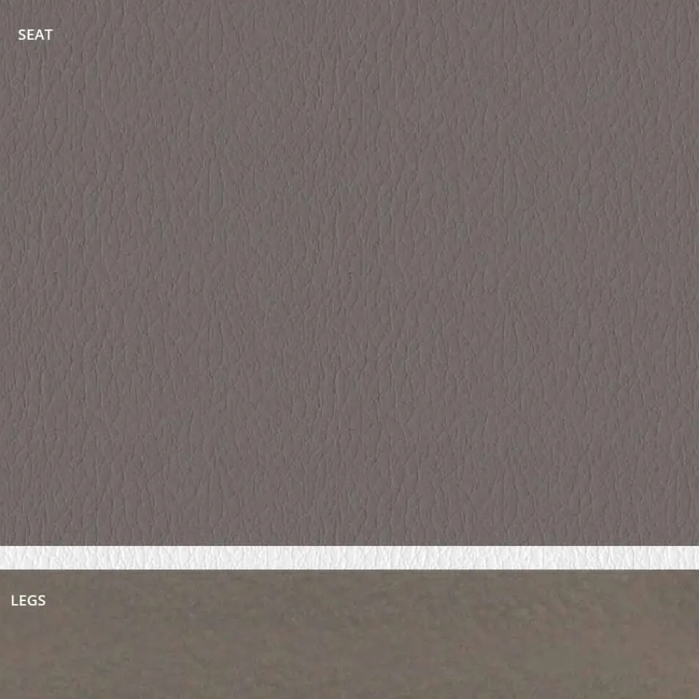 Viadurini Living Moderne Stühle-Gepolsterter Stahlstuhl und Kunstledersitz mit weißem Rand – Nirvana