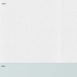 Viadurini Living Moderne Stühle-Gepolsterter Stahlstuhl und Kunstledersitz mit weißem Rand – Nirvana