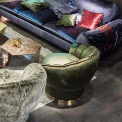 Viadurini Living Klassische Sessel-Gepolsterter Stoffsessel Belle, modernes Design