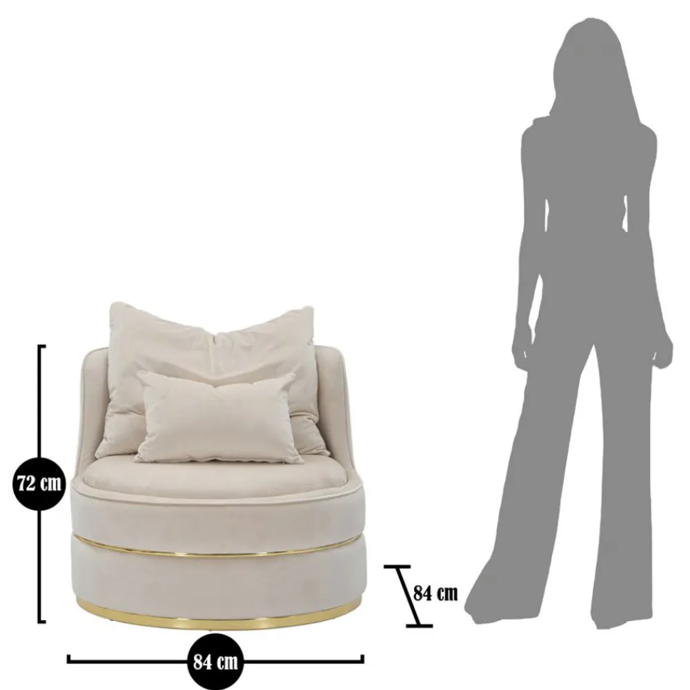 Viadurini Living Moderne Sessel-Gepolsterter und gepolsterter Wohnzimmersessel aus Stoff mit Dekorationen - Patch