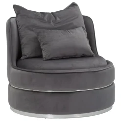 Viadurini Living Moderne Sessel-Gepolsterter und gepolsterter Wohnzimmersessel aus Stoff mit Dekorationen - Patch