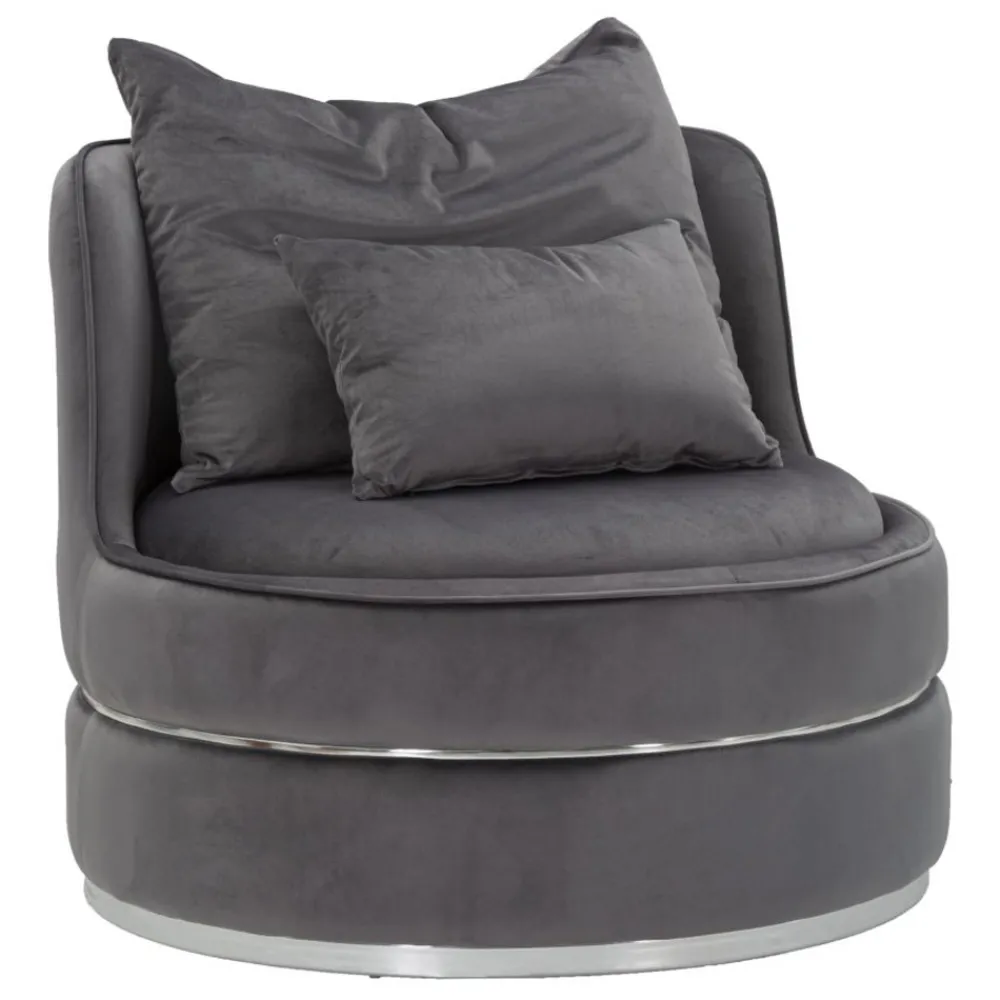 Viadurini Living Moderne Sessel-Gepolsterter und gepolsterter Wohnzimmersessel aus Stoff mit Dekorationen - Patch