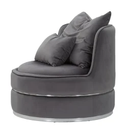 Viadurini Living Moderne Sessel-Gepolsterter und gepolsterter Wohnzimmersessel aus Stoff mit Dekorationen - Patch