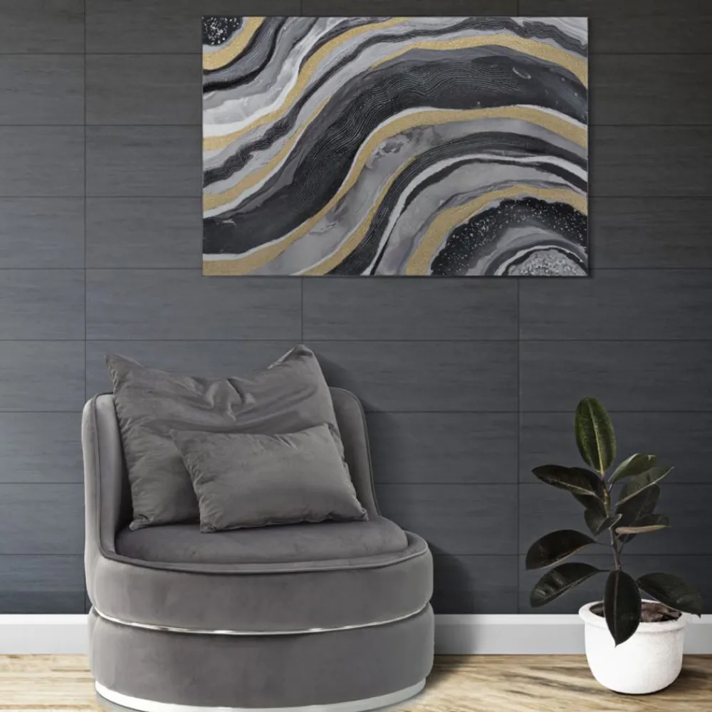 Viadurini Living Moderne Sessel-Gepolsterter und gepolsterter Wohnzimmersessel aus Stoff mit Dekorationen - Patch