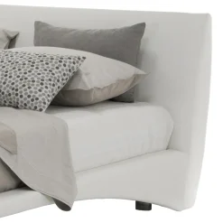 Viadurini Night Design Maßgeschneiderte Möbel|Polsterbetten-Gepolstertes Doppelbett aus Kunstleder oder Stoff Made in Italy - Armonica