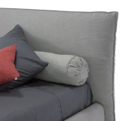 Viadurini Night Design Maßgeschneiderte Möbel|Polsterbetten-Gepolstertes Doppelbett mit Box, Stoff oder Kunstleder Made in Italy - Lardino