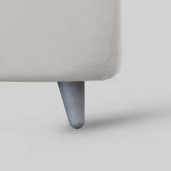 Viadurini Night Design Schlafzimmer Komplett-Gepolstertes Doppelbett mit 2 Nachttischen und Matratze, hergestellt in Italien – Aaron