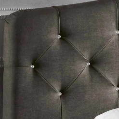 Viadurini Night Design Polsterbetten-Gepolstertes Doppelbett  mit Aufbewahrungsbox 160x190/200cm Leone