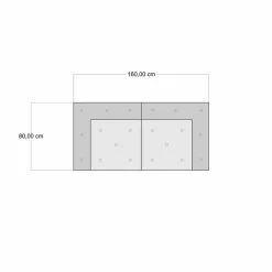 Viadurini Italian Sofas Moderne Sofas-Gepolstertes Zweisitzer-Ethnosofa aus Patchworkstoff und Holzfaser