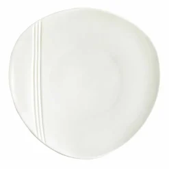 Viadurini Kitchen Teller Set-Geschirrset aus weißem Porzellan 23 Teile Modernes und elegantes Design - Nalah