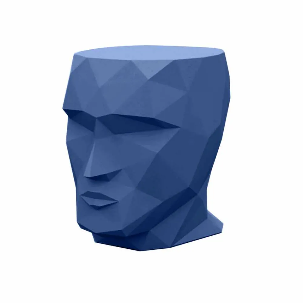 Vondom Outdoor Hocker-Gesichtsförmiger Außenhocker Adan von , modernes Design aus Polyethylen