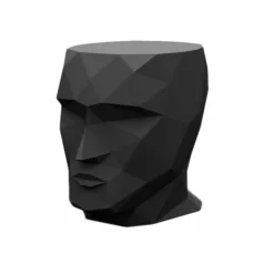 Vondom Outdoor Hocker-Gesichtsförmiger Außenhocker Adan von , modernes Design aus Polyethylen