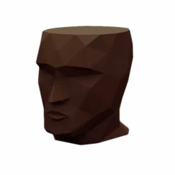 Vondom Outdoor Hocker-Gesichtsförmiger Außenhocker Adan von , modernes Design aus Polyethylen