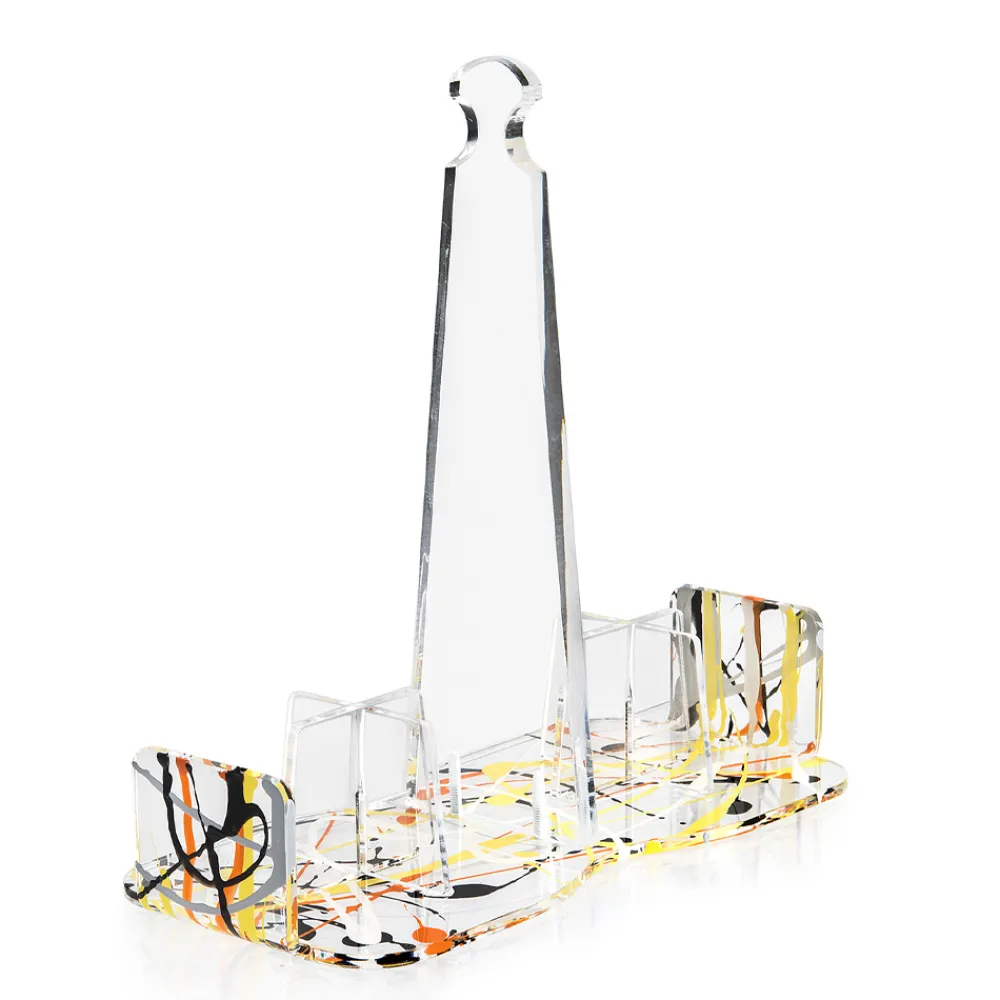 Viadurini Living Küchenzubehör-Getränkehalter aus mehrfarbigem Plexiglas Made in Italy Elegant - Multibic