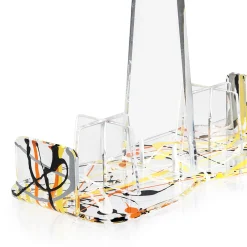 Viadurini Living Küchenzubehör-Getränkehalter aus mehrfarbigem Plexiglas Made in Italy Elegant - Multibic