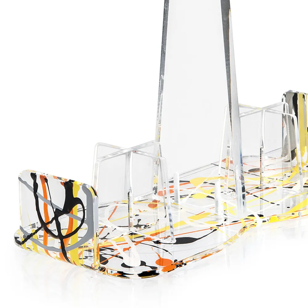 Viadurini Living Küchenzubehör-Getränkehalter aus mehrfarbigem Plexiglas Made in Italy Elegant - Multibic