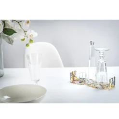 Viadurini Living Küchenzubehör-Getränkehalter aus mehrfarbigem Plexiglas Made in Italy Elegant - Multibic