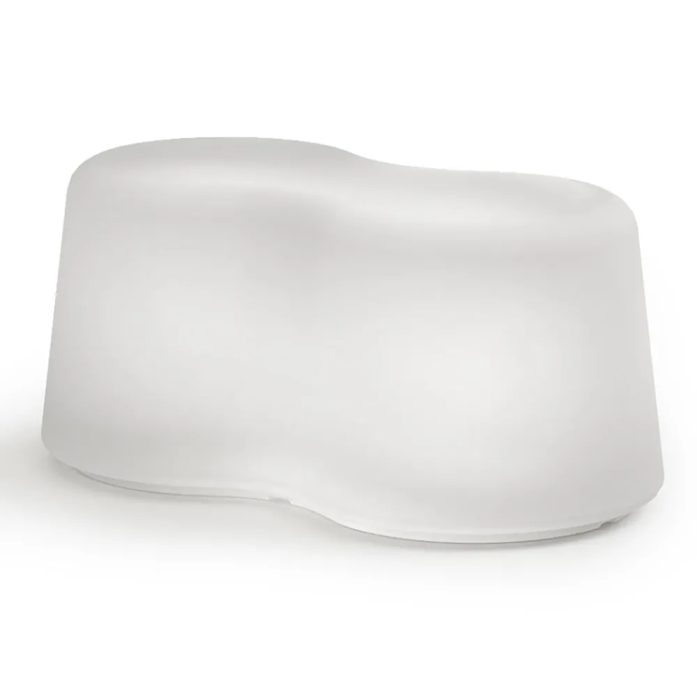 Viadurini in the Garden Lichtmöbel-Gewellte Außenbank aus Polyethylen Made in Italy - Brenda