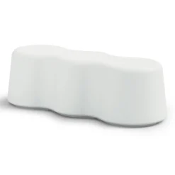 Viadurini Living Moderne Wohnzimmerbank-Gewellte Innenbank aus farbigem Polyethylen Made in Italy - Marion