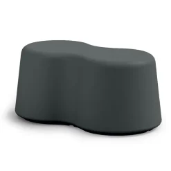 Viadurini Living Moderne Wohnzimmerbank-Gewellte Innenbank aus farbigem Polyethylen Made in Italy - Marion