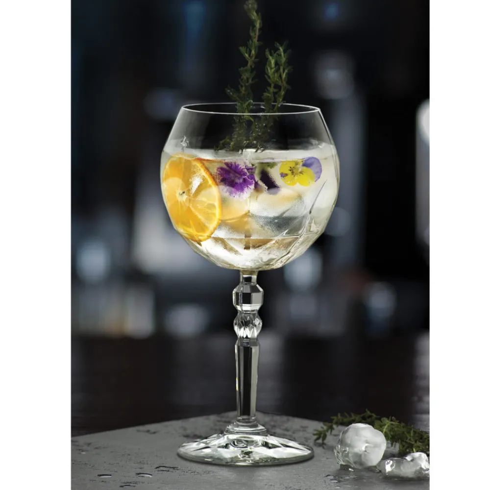 Viadurini Kitchen Italienisches Kristallgeschirr-Gin Tonic Cocktailglas Service in Eco Crystal 12 Stück - Bromeo