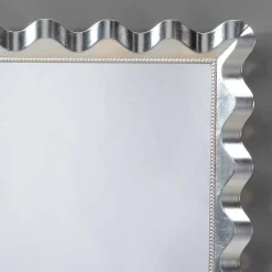 Viadurini Living Wandspiegel-Glamour Wandspiegel mit Spiegelrahmen mit Perlenrand Lane