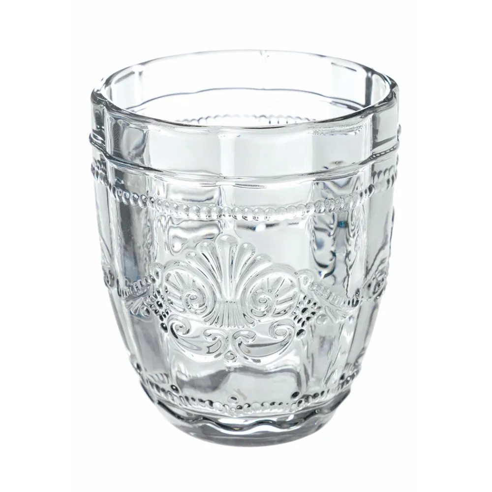 Viadurini Kitchen Gläser Set-Glas Service Wassergläser mit Arabescato Dekoration 12 Stück - Schraube
