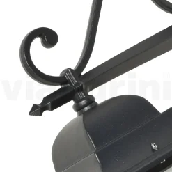 Viadurini Lighting Garten-Wandlampen-Glaslampe mit Struktur aus Aluminiumdruckguss Made in Italy - Scintilla