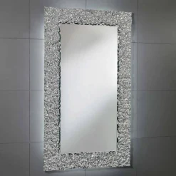 Viadurini Bathroom Badspiegel-Glasspiegel des modernen Designs mit Dekoration, Cecilia