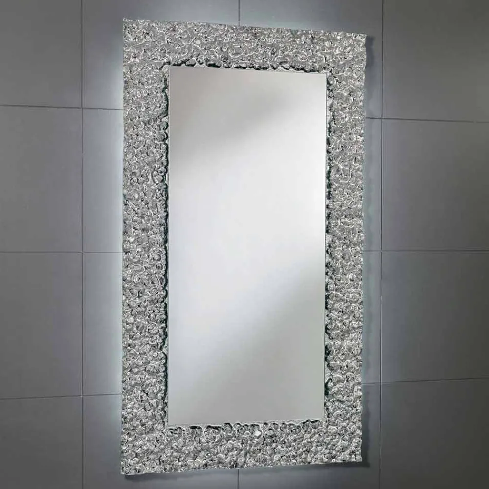 Viadurini Bathroom Badspiegel-Glasspiegel des modernen Designs mit Dekoration, Cecilia