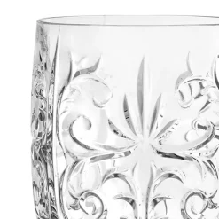 Viadurini Kitchen Italienisches Kristallgeschirr-Glastasse für Moscow Mule in verziertem Öko-Kristall 8 Stück - Destino