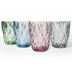 Viadurini Kitchen Gläser Set-Glaswassergläser Farbiges Service 12-teilig - Renaissance