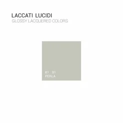 Viadurini Bathroom Badmöbel Hängend-Glückliches modernes lackiertes hölzernes verschobene Badezimmermöbelzusammensetzung