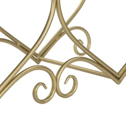 Viadurini Living Moderne Wohnzimmerbank-Gold Eisenbank mit gepolstertem Sitz mit Stoffbezug - Alchimia