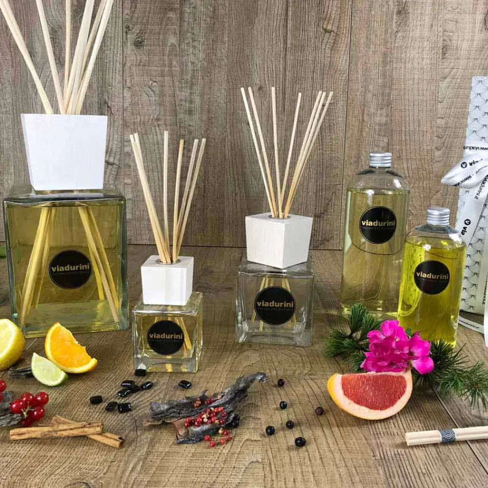 Viadurini Home Fragrance Feel Good-Granatapfel Raumduft 200 ml mit Stäbchen - Soledipantelleria