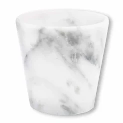 Viadurini Kitchen Gläser Set-Grappaglas aus weißem Carrara-Marmor Made in Italy - Fergie