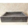Viadurini Bathroom Steinwaschbecken-Graues Naturstein Aufsatzwaschbecken Jef, Einzelstück